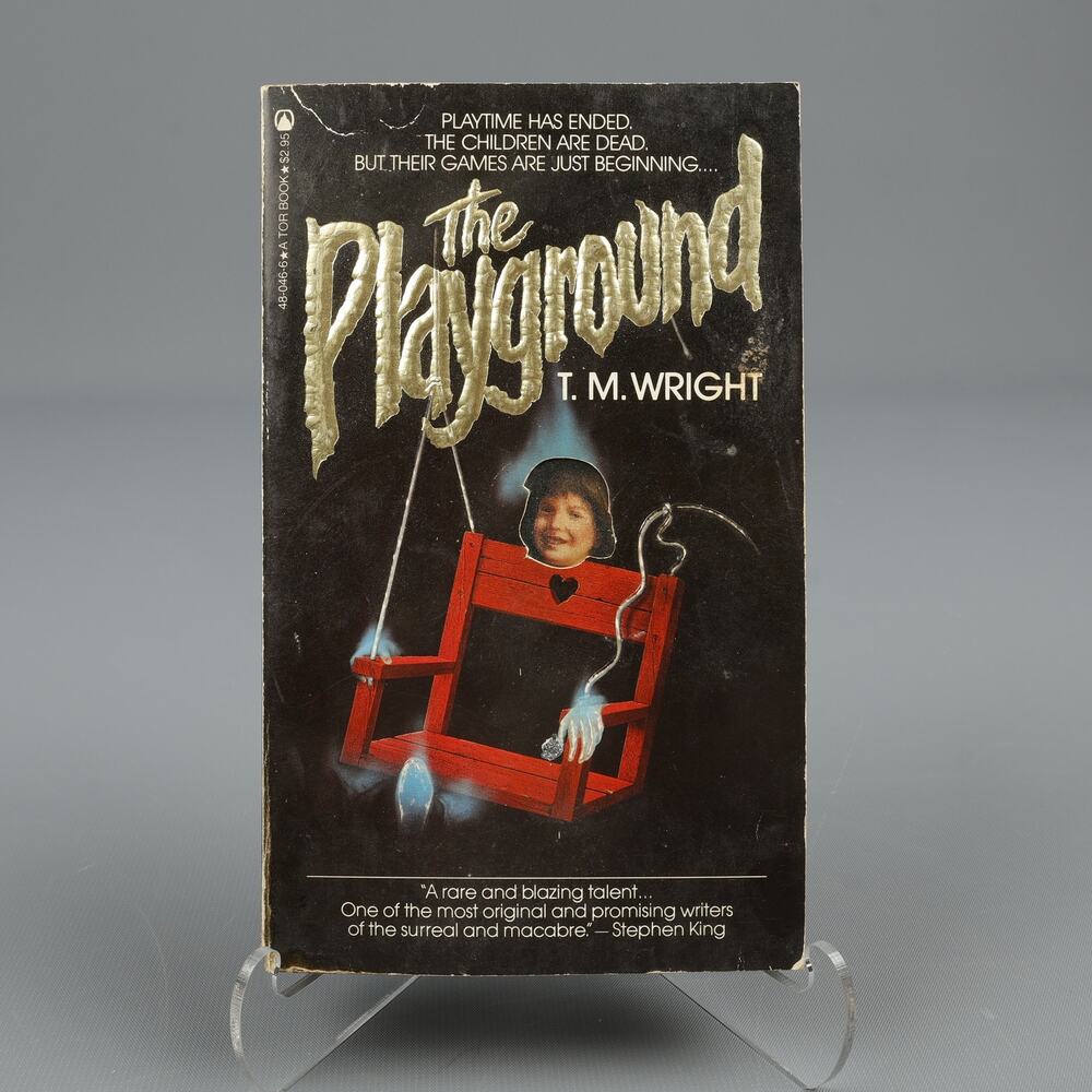 The Playground By T.M. Wright Paperback First Printing Vintage Horror Peek-A-Boo